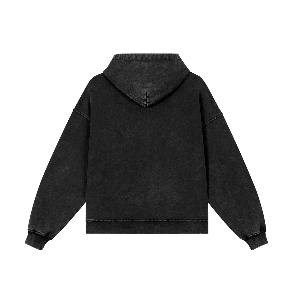 Mystic Gothic Cross Unisex Zip Hoodie Cotton 440gsm