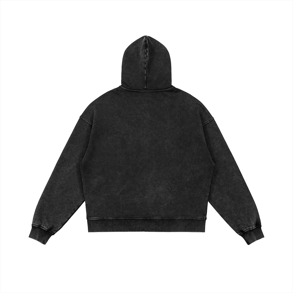 Mystic Gothic Cross Unisex Zip Hoodie Cotton 440gsm