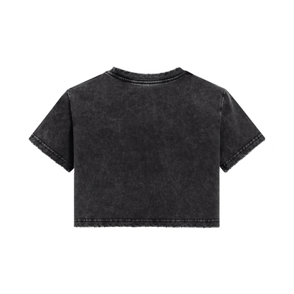 Death Metal Occult Crop Top