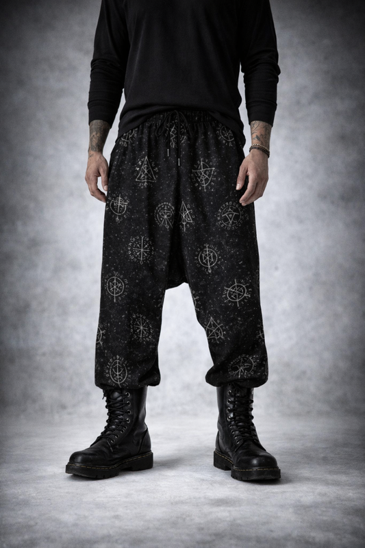 Nordic Gothic Men's Harem Pants – Nordic Gothic Run Warrior