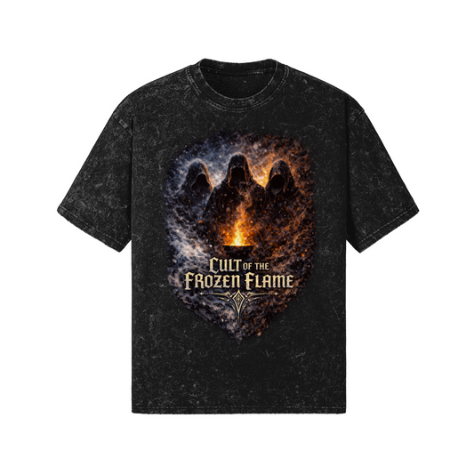 Nordic Gothic Cotton T-shirt with epic graphic