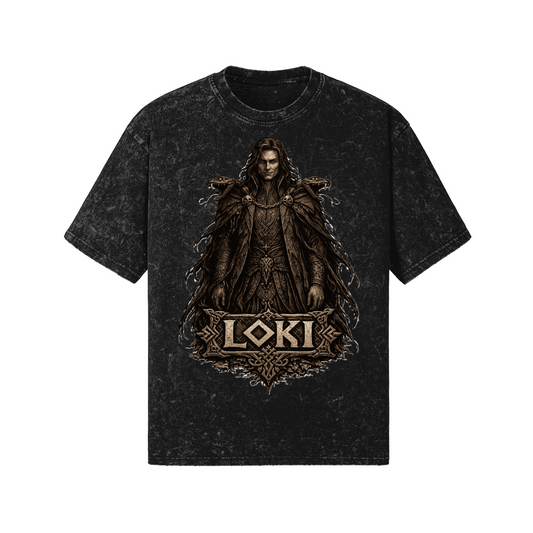 Nordic Gothic Dark Streetwear Cotton Top 