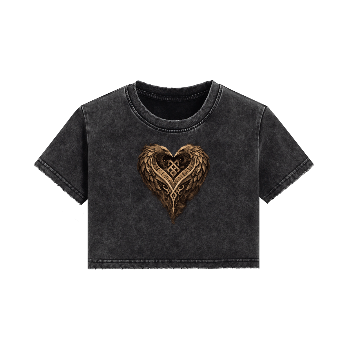 Nordic Gothic Fantasy Women Crop Top
