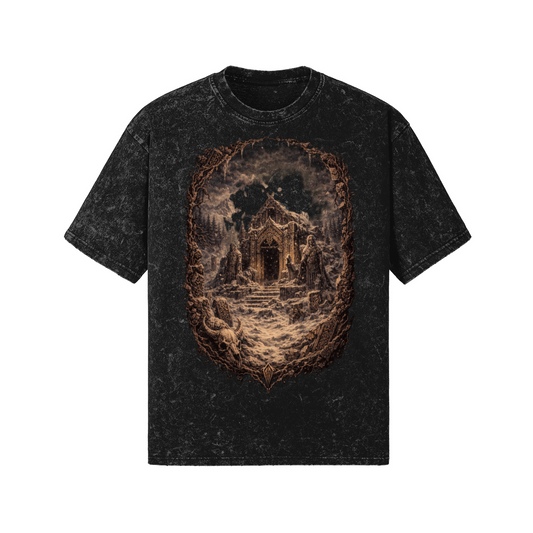 Gothic Viking Frozen Tample T-shirt
