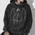 Fallen Cathedral Full-Zip Hoodie | Heavyweight Gothic Oversized Zip Hoodie