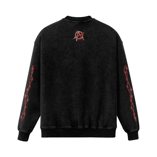 Antisystem Black Cotton Sweatshirt