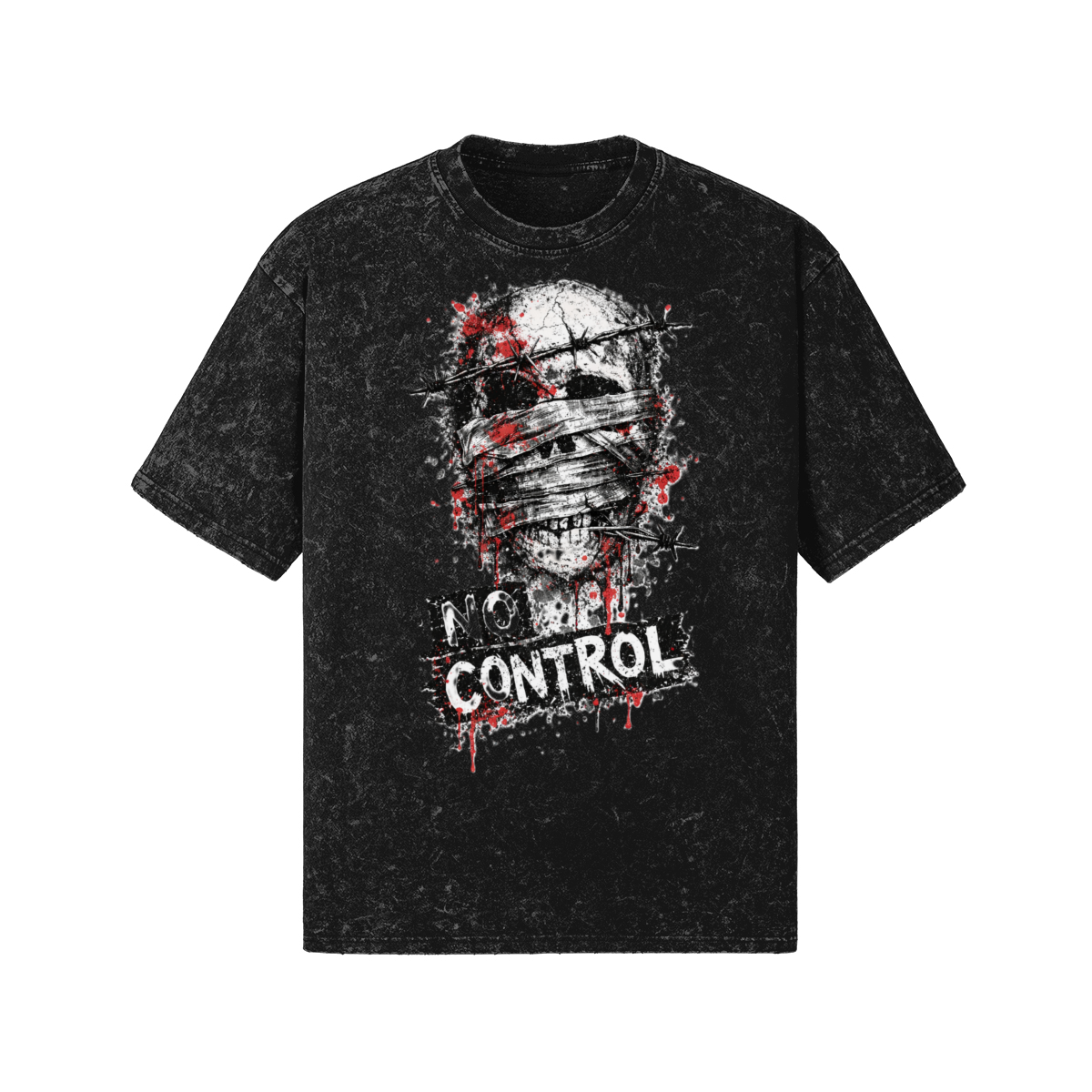 Punk Rock Cotton Black T-shirt