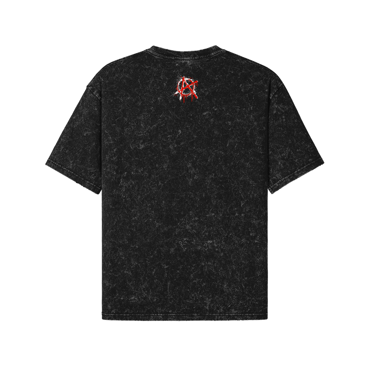 Black Cotton Punk Rock T-shirt