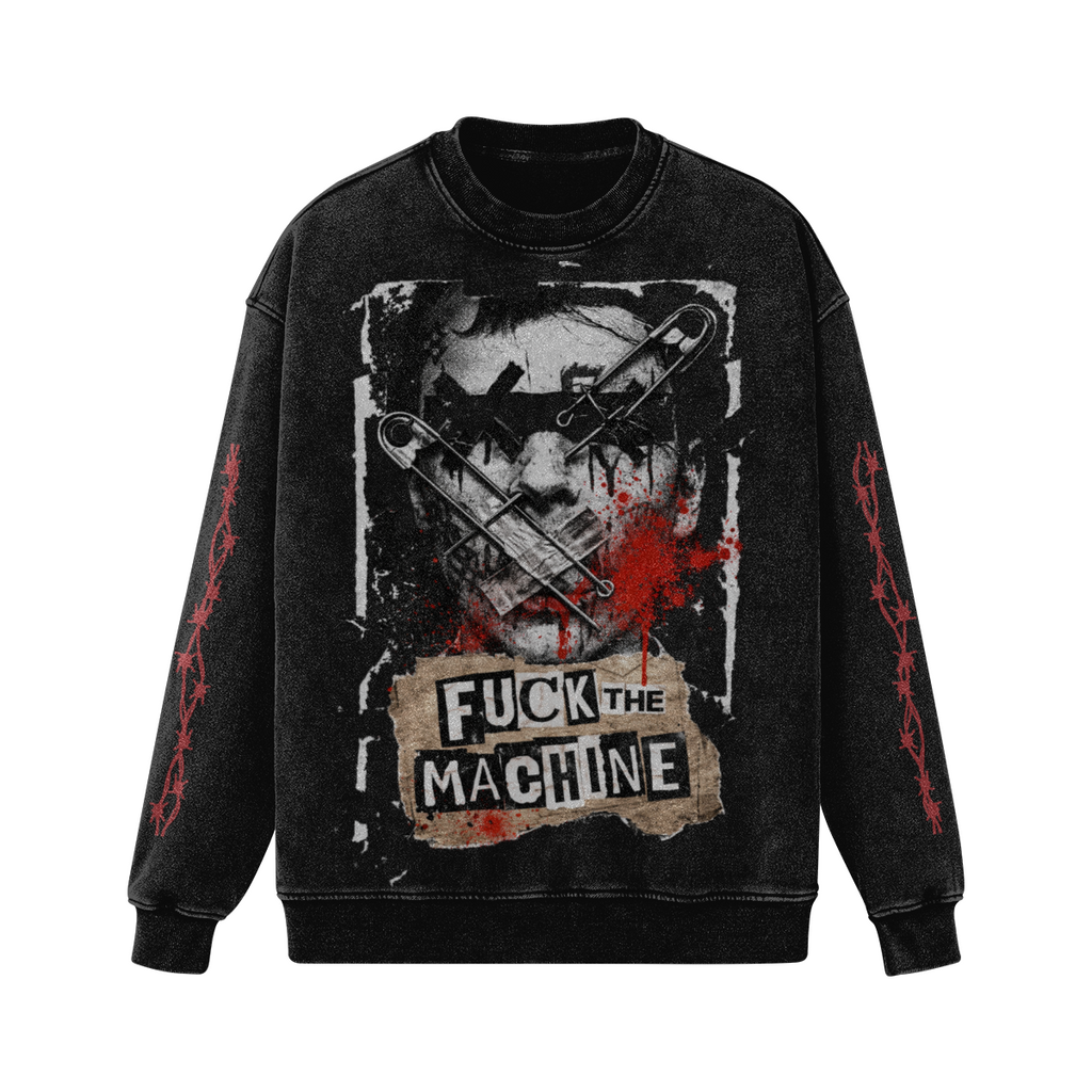 Punk Rock Cotton Sweatshirt
