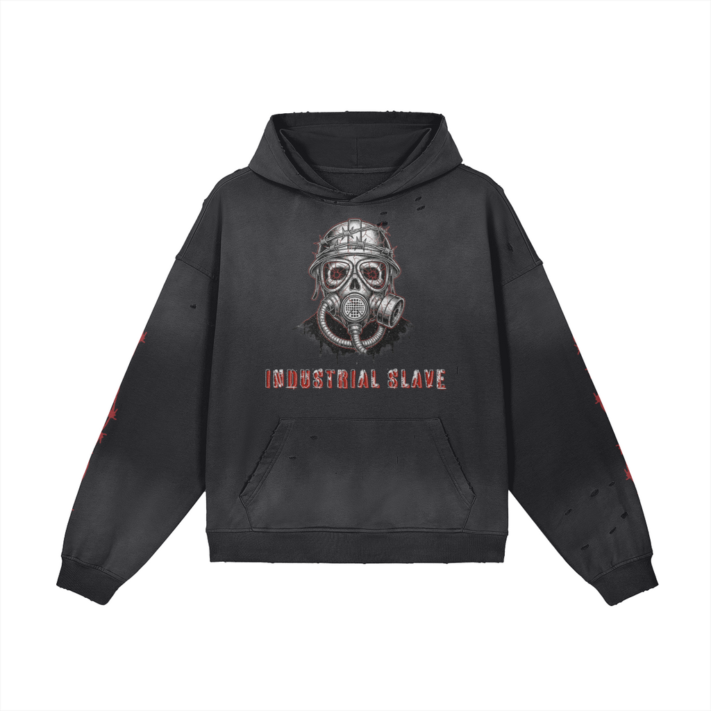 Industrial Punk Black Hoodie
