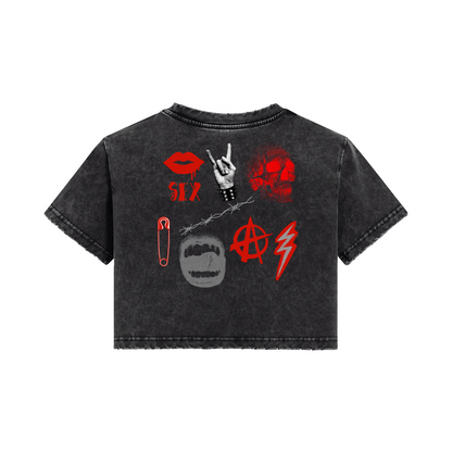 Punk Rebel Crop Top 
