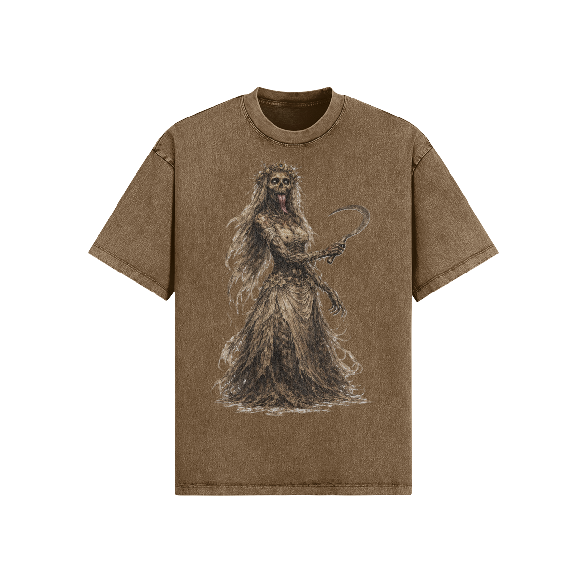 Gothic T-shirt with slavic demon