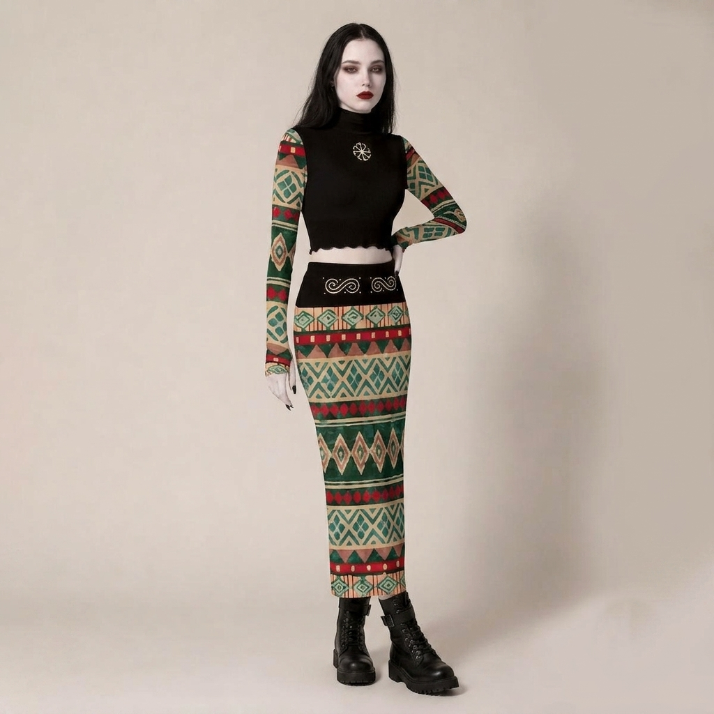 Slavic Gothic Two-Piece Set | Daughter of Perun | Heritage Collection