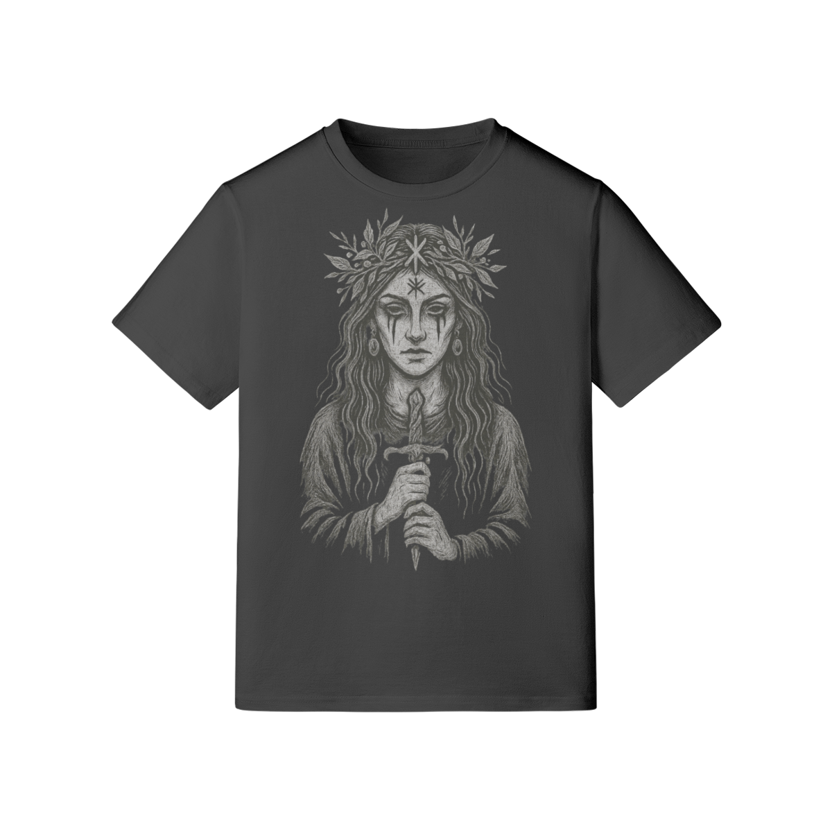 Slavic Gothic Lady of Forest T-shirt