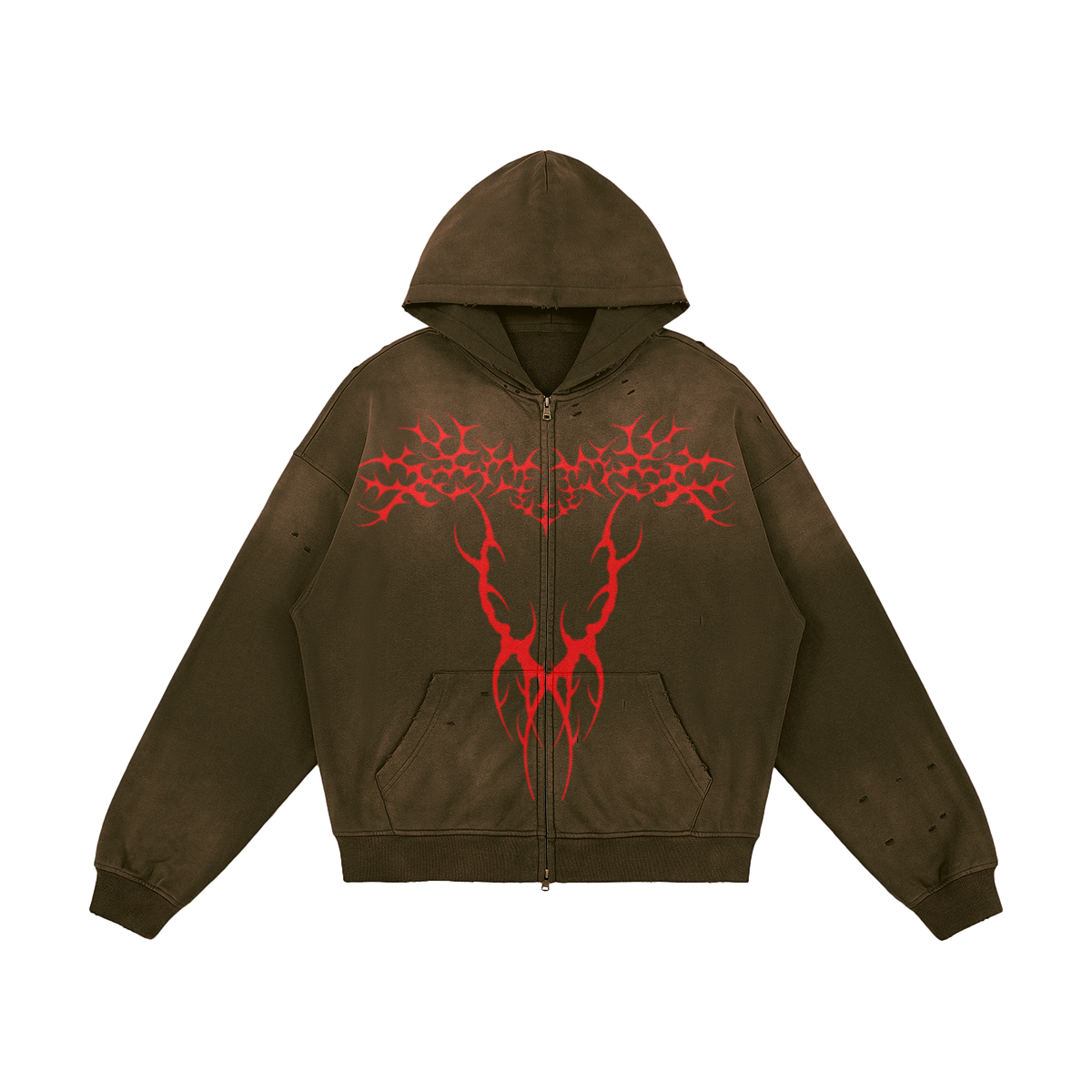 Y2K Gothic Hoodie Zip