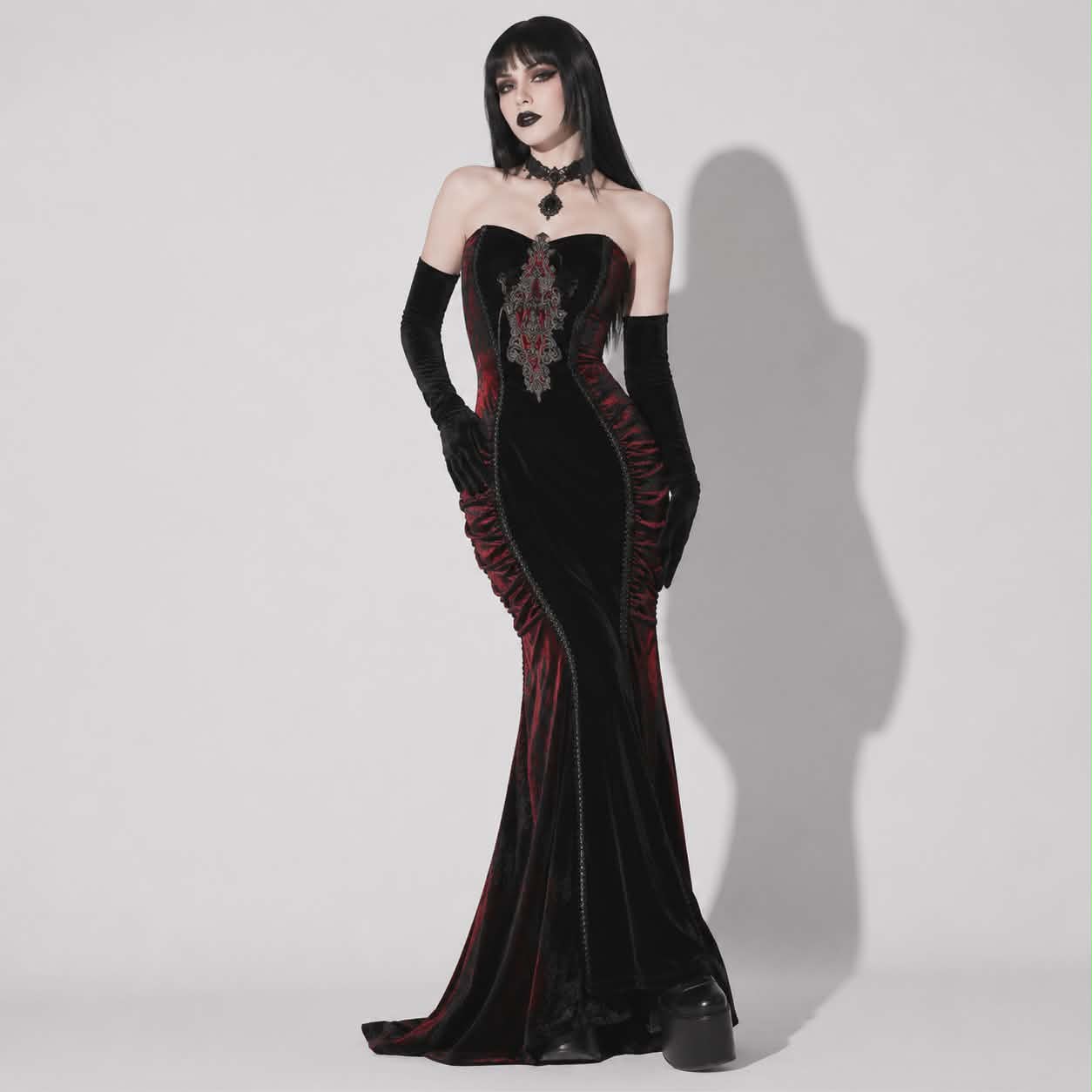 Vampire Princess Nocturna | Dark Gothic Vampire Queen Dress