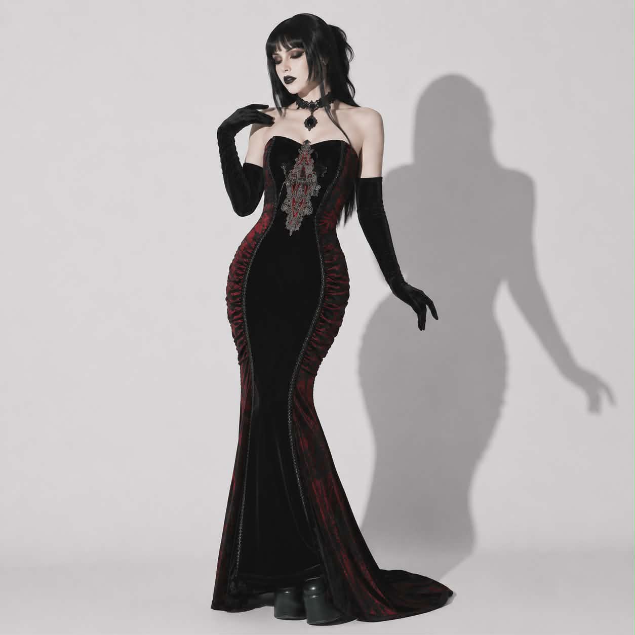 Vampire Princess Nocturna | Dark Gothic Vampire Queen Dress