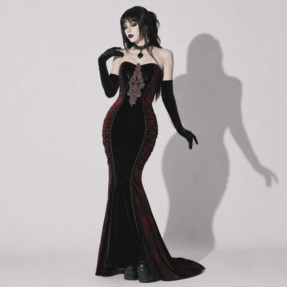 Vampire Princess Nocturna | Dark Gothic Vampire Queen Dress