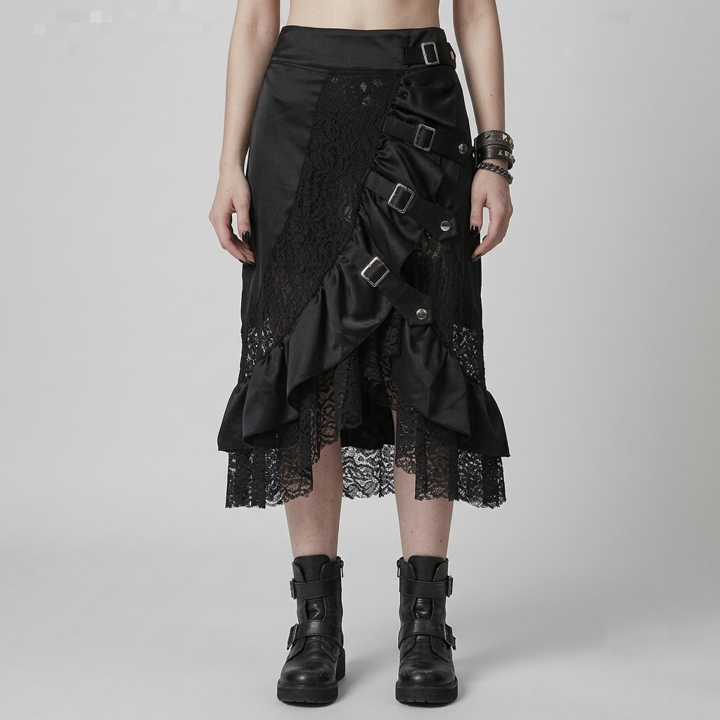 Victorian Gothic Skirt | Walpurgis Nocturne | Victorian PunkGoth