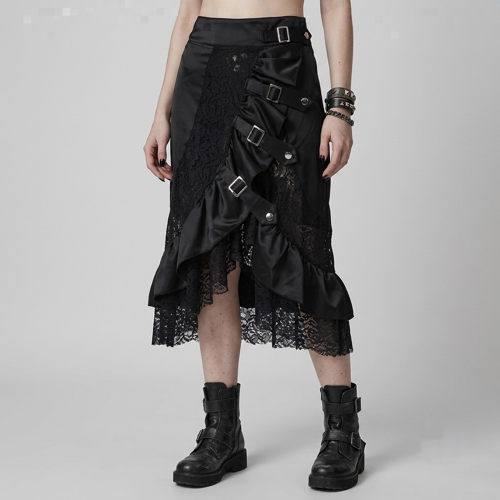 Victorian Gothic Skirt | Walpurgis Nocturne | Victorian PunkGoth