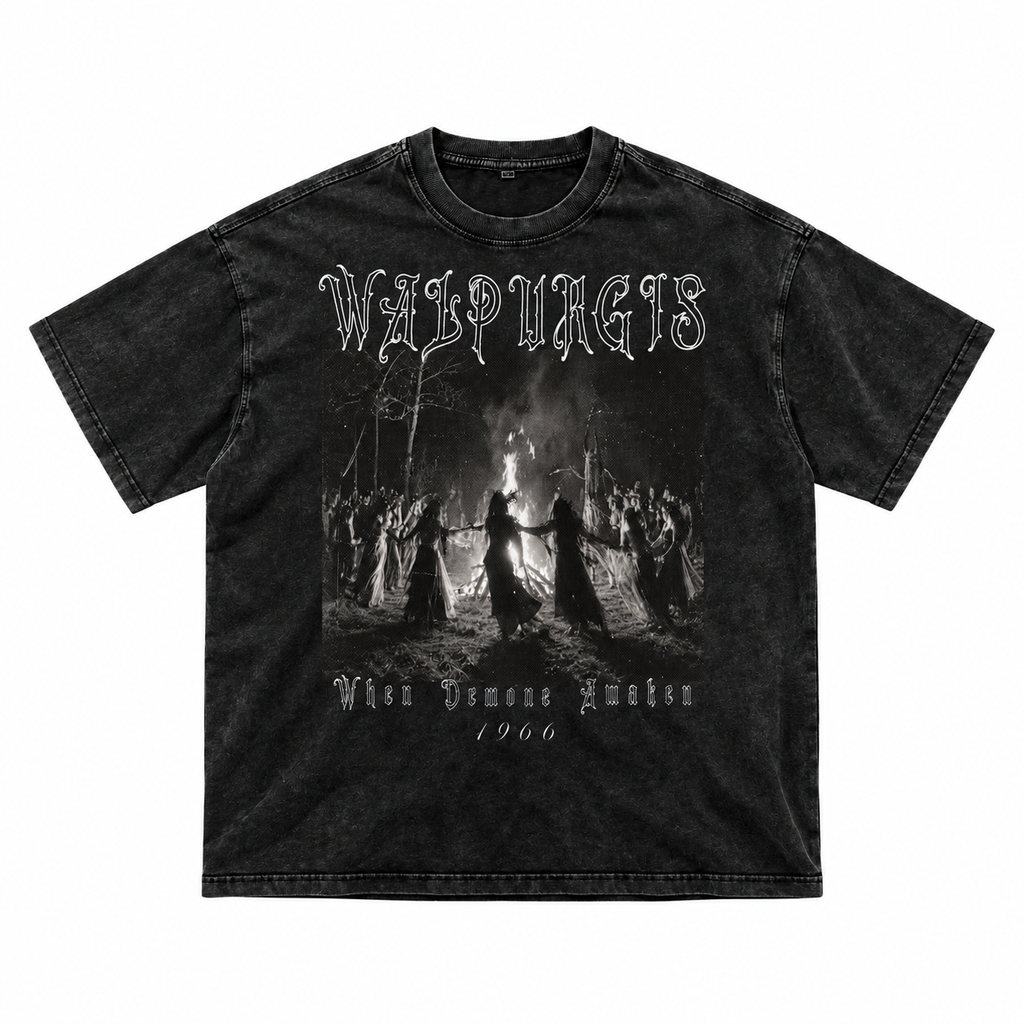 Vintage Gothic Walpurgis Night T-Shirt | WALPURGIS 1966 – 250 GSM