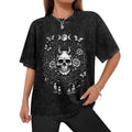 Wiccan Women's Gothic T-shirt Witch Table Ritual – front view
