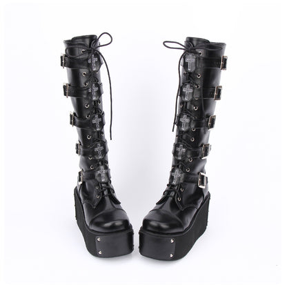 Metal Gothic Boots
