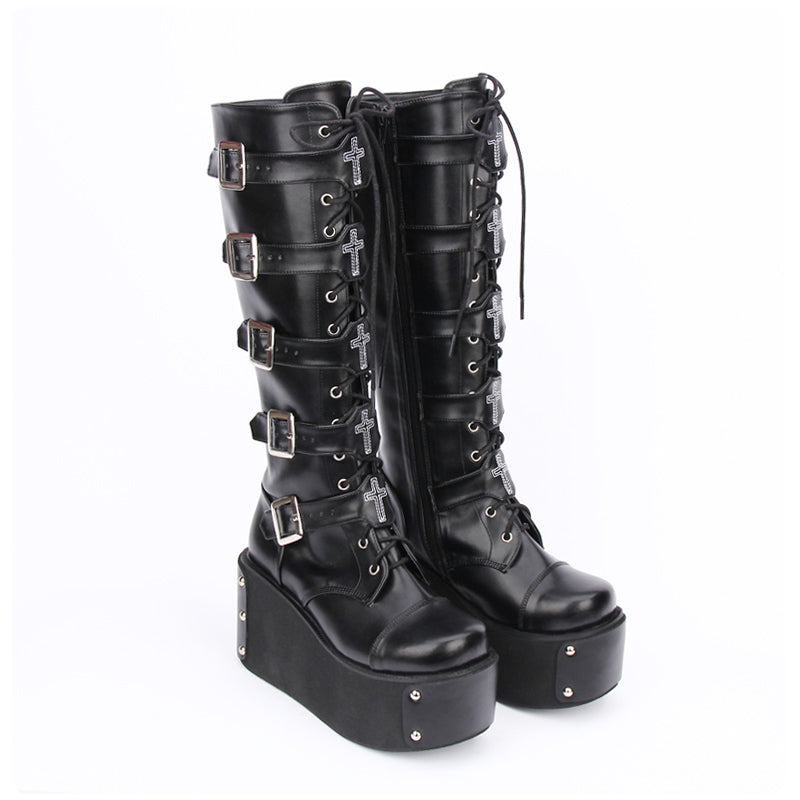 Heavy Metal Gothic Style Boots
