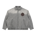Gothic Wiccan Denim Jacket | Death Moth & Moon Ritual | Unisex