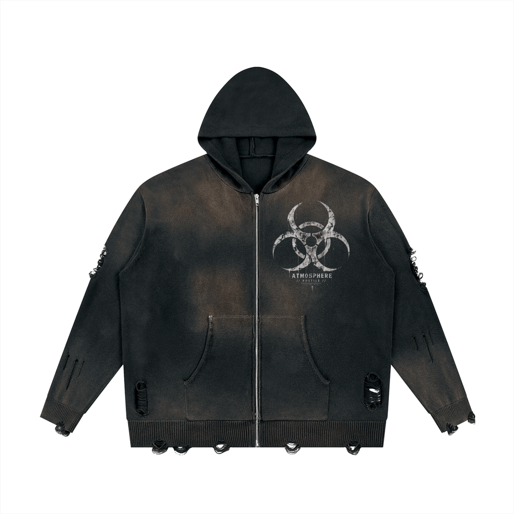 Postapokaliptyczna Bluza unisex Hoodie | The Air Killed Us | Cotton 760gsm