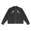 Black Gothic Denim Jacket | Ezoteric Gothic Skull