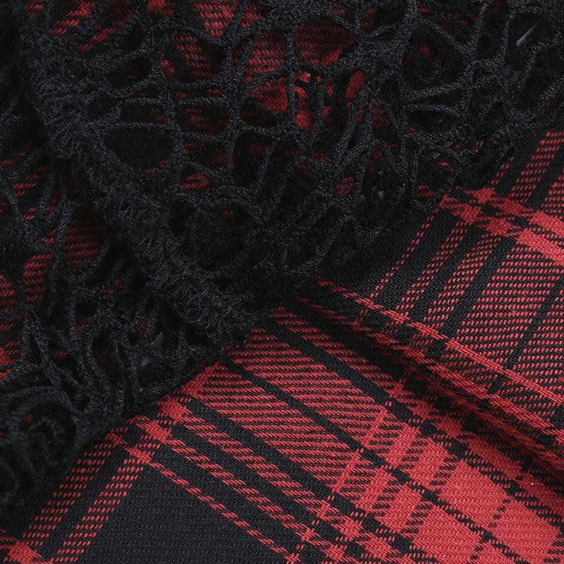 Altgoth Tartan Mini Gothic Dress