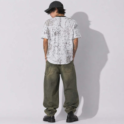 Grunge Reaper Skull T-Shirt | Gothic Alternative Streetwear Tee