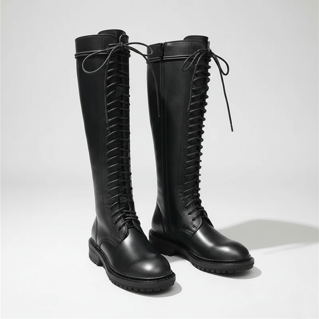 Hells Knight Women's Metal High Boots