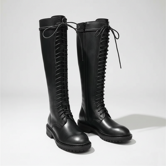 Hells Knight Women's Metal High Boots