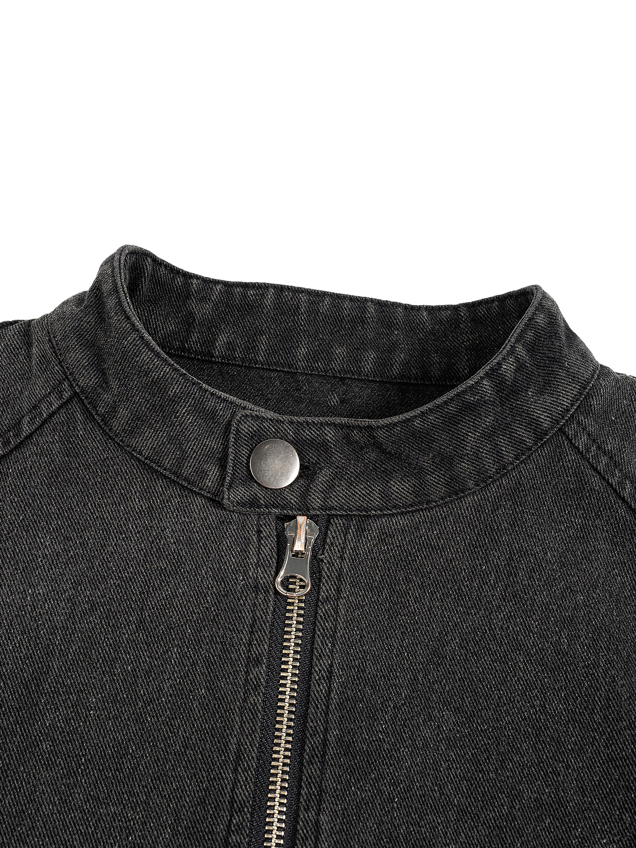 Gothic Black Denim Jacket | Wicca Dark Lady