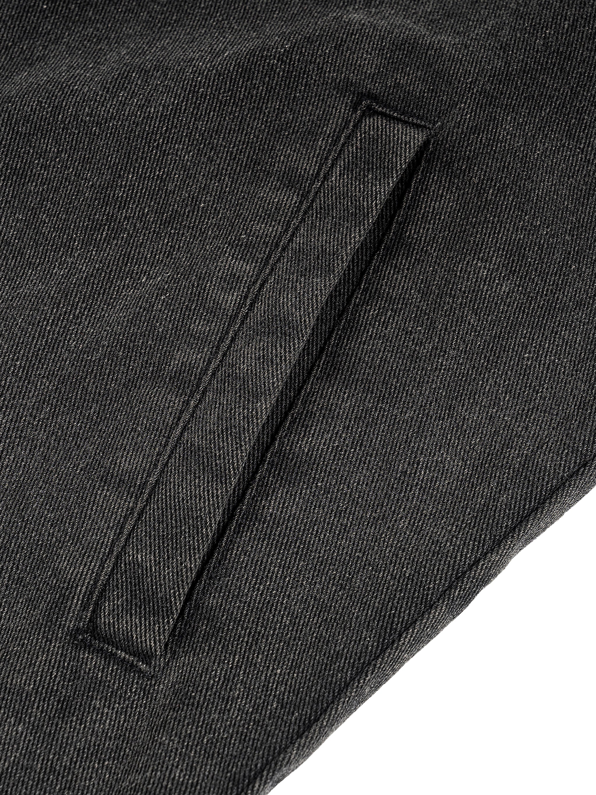Gothic Black Denim Jacket | Night Child Y2K Gothic