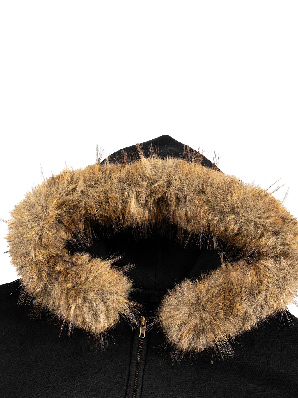 Y2K Gothic Fur Trim Zip Hoodie – Cyber Sigilism | Heavyweight 360 GSM
