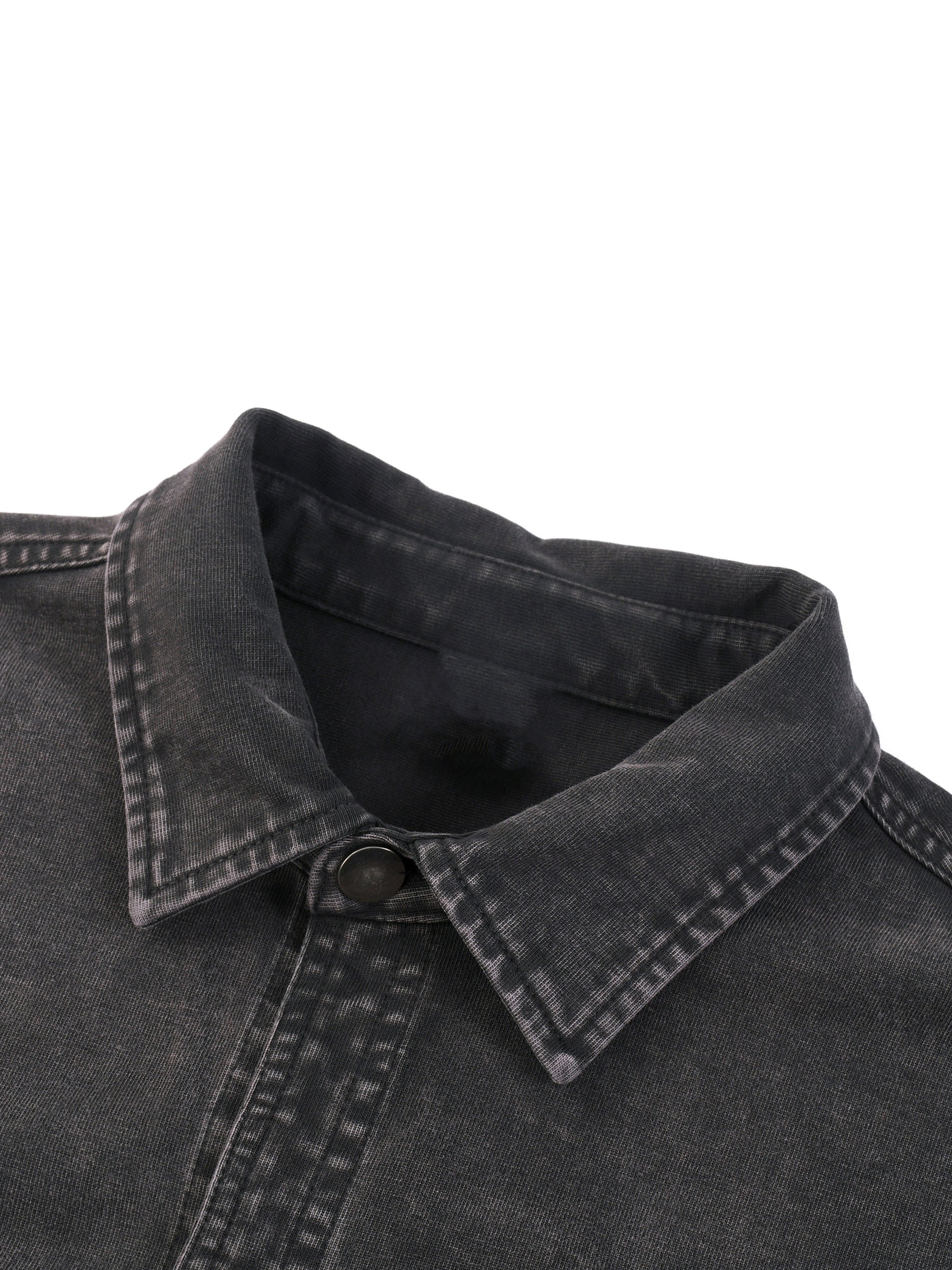 Gothic Denim Jacket | Dark Night Rose