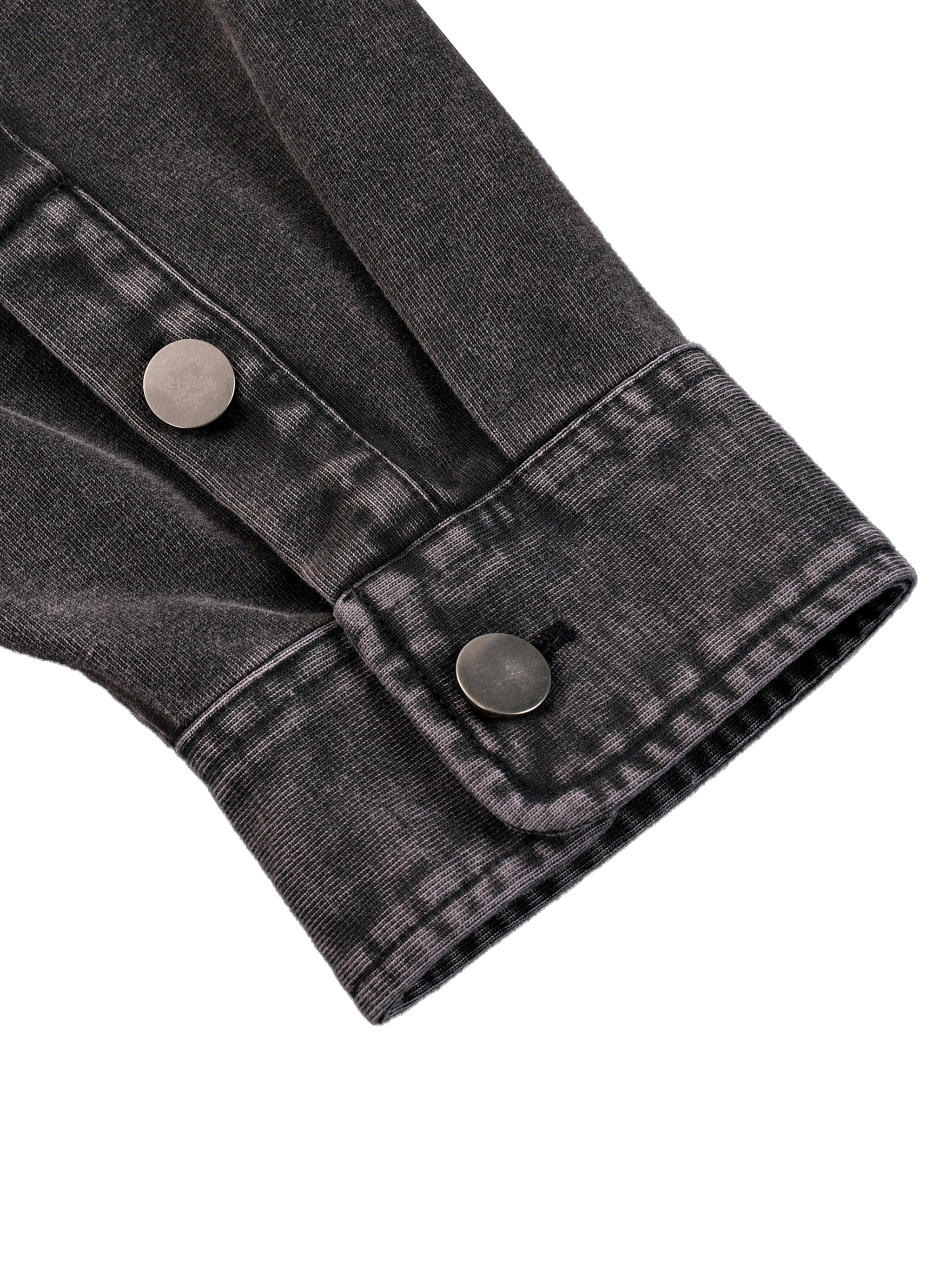 Gothic Denim Jacket | Dark Night Rose