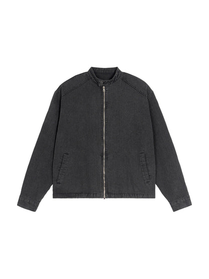 Gothic Black Denim Jacket | Wicca Dark Lady